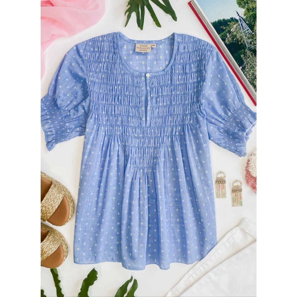 NWOT Rungolee Aletta Blouse, Sm $190 F16